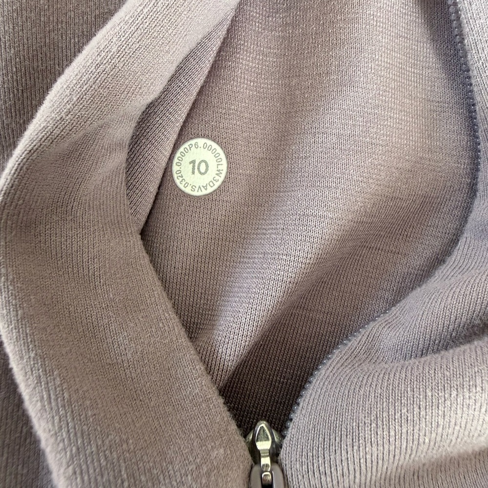 Lululemon Close to Crossing Long Sleeve Rulu Violet Verbena Purple Size 10 - Picture 3 of 6